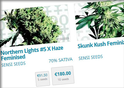 Hanfsamen kaufen auf die Sensi Seeds Shop